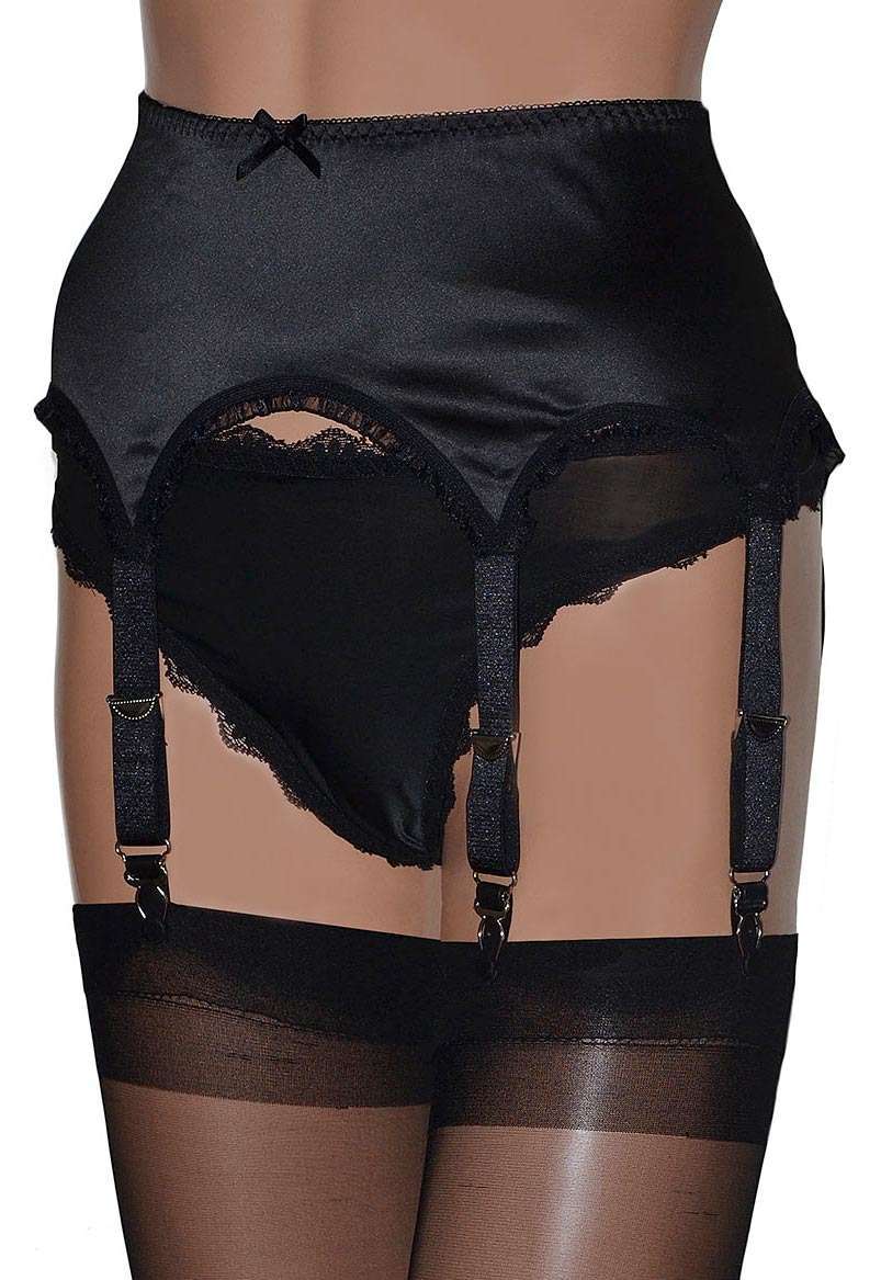 black-satin-side-view