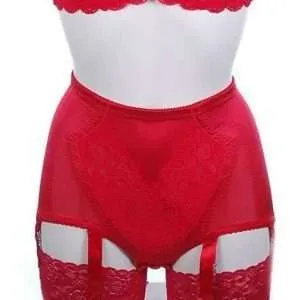 Retro Panty Girdle in Red
