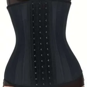 latex steel bone waist cincher