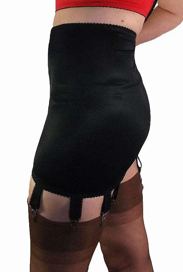 VINTAGE RETRO STYLE Lycra Open Bottom Supportive Girdle 6,8,10,12,14 Straps  £34.50 - PicClick UK