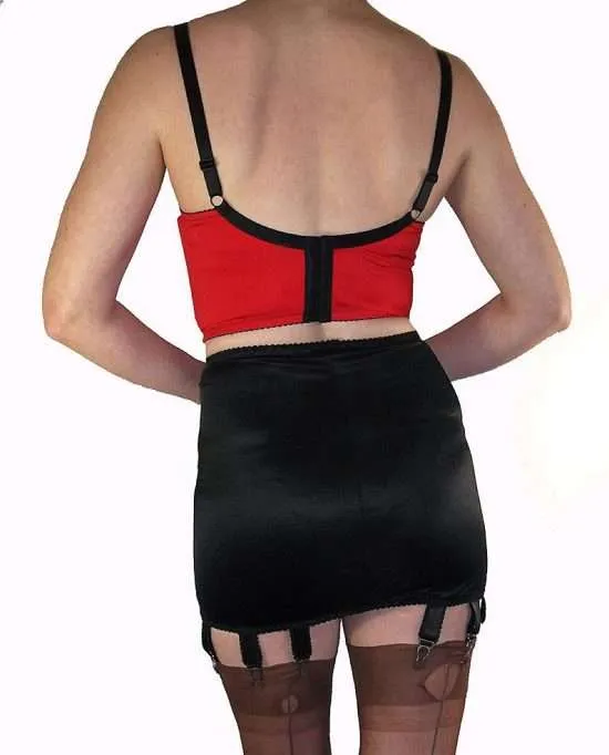 retro style open bottom girdle