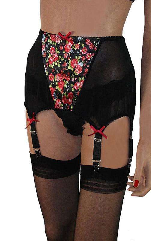 roll on suspender belt with 6 straps