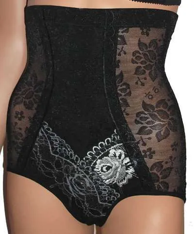 firm control panty girdle in black