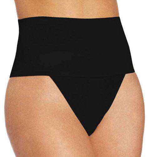 black firm tummy control pants