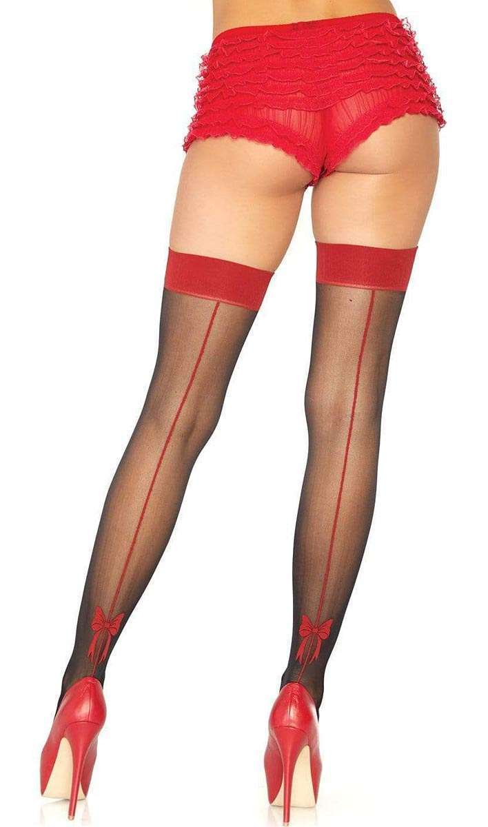 Leg Avenue 1083 contrast seams stockings