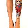 dont-gamble-tattoo-tights don't gamble hears, playing cards and dice tattoo tights