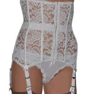 Lightweight Vintage Style 6 Strap Girdle with Metal Clips