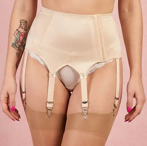 six strap garter belt Elaine Edwards Alicia 6 Strap Suspender Belt main image 0