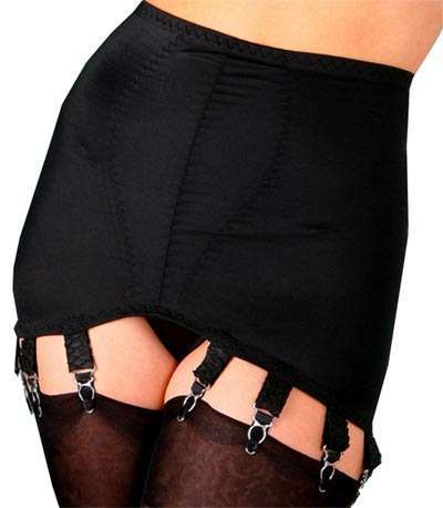 12-strap-longline-girdle 12 strap girdle in black, vintage style