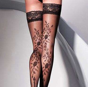 floral stockings