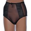 high waist vintage 1950s knickers in black