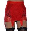 open-bottom-girdle-with-suspenders red open bottom girdle with suspenders