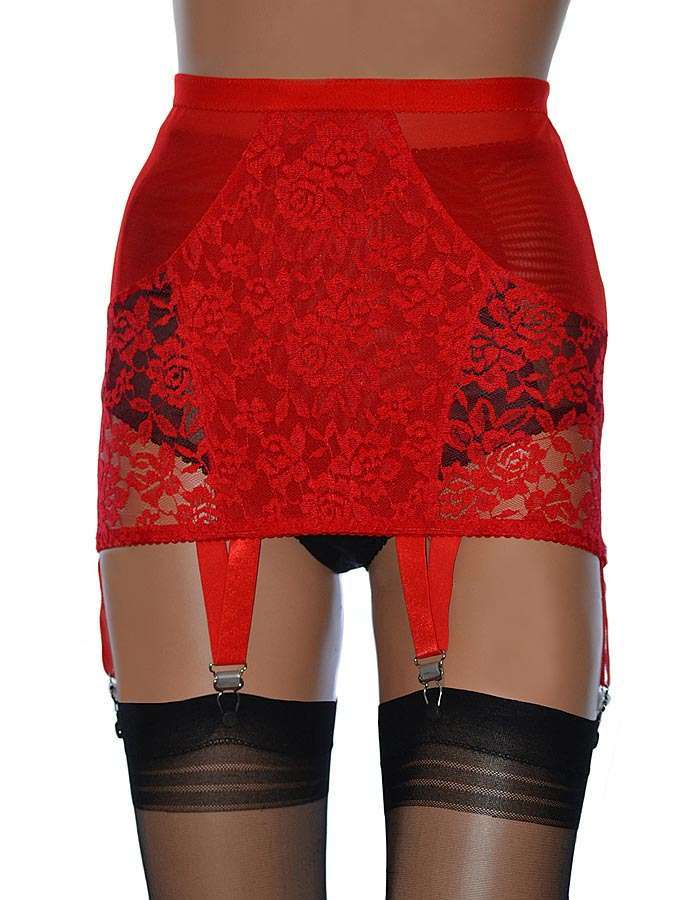 vintage style roll-on girdle with suspenders