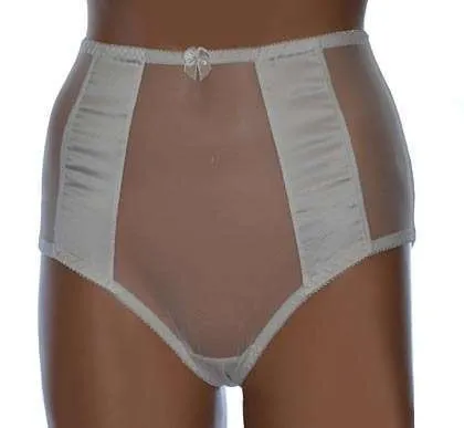 white mesh vintage style panties