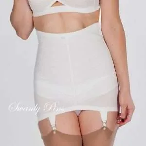 6 strap retro girdle with chevron front