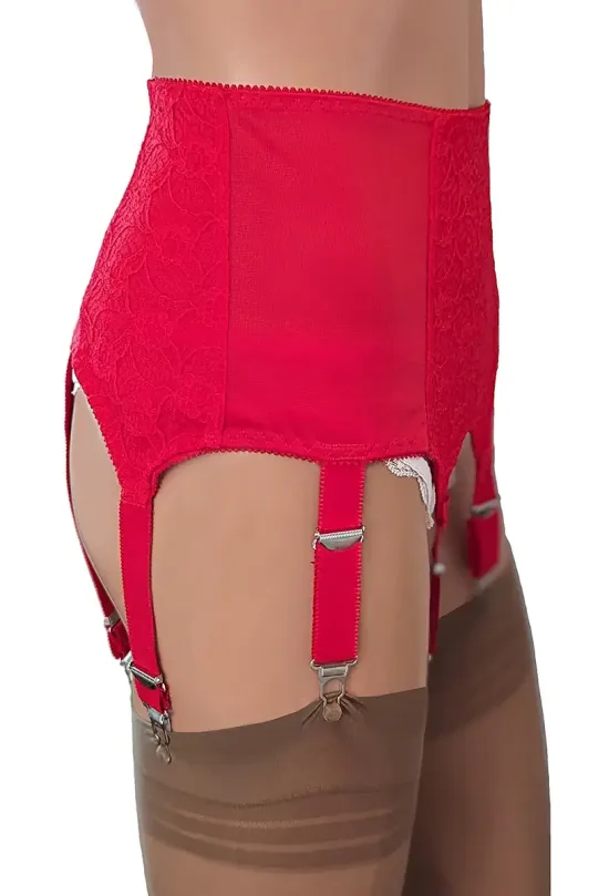 red high waisted garter belt Exploring Different Types of Sex Toys for Males main image 1