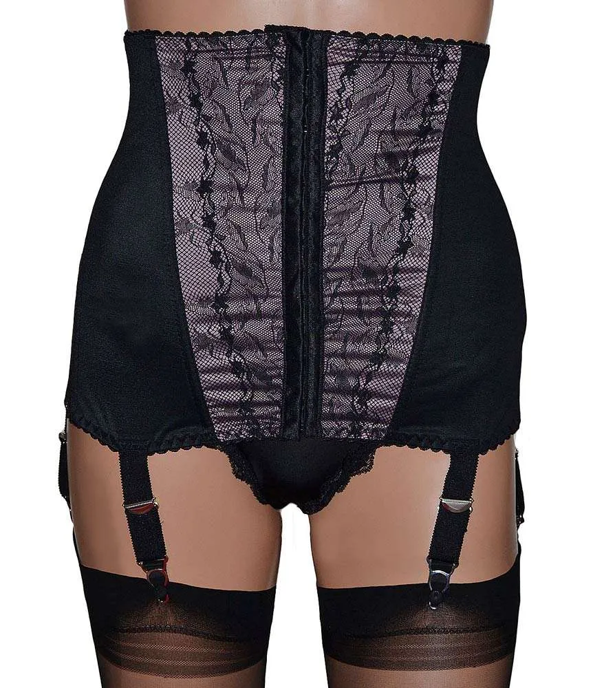 High Waist Vintage Style Girdle with 6 Suspender Straps