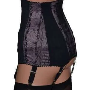 High Waist Vintage Style Girdle with 6 Suspender Straps