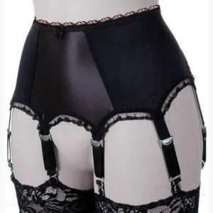 Vintage style 6 strap suspender belt by Swanky Pins