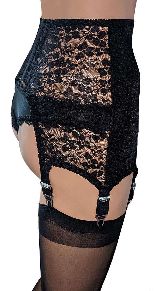 longline garter belt 90s Oscar De La Renta Lace Garter Belt | XS-S main image 1