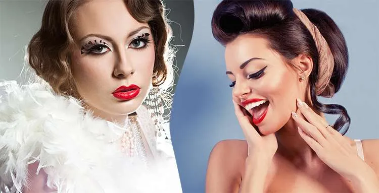 How make-up style differs between burlesque and pin-ups