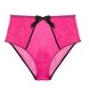bettie page pink high waist knickers