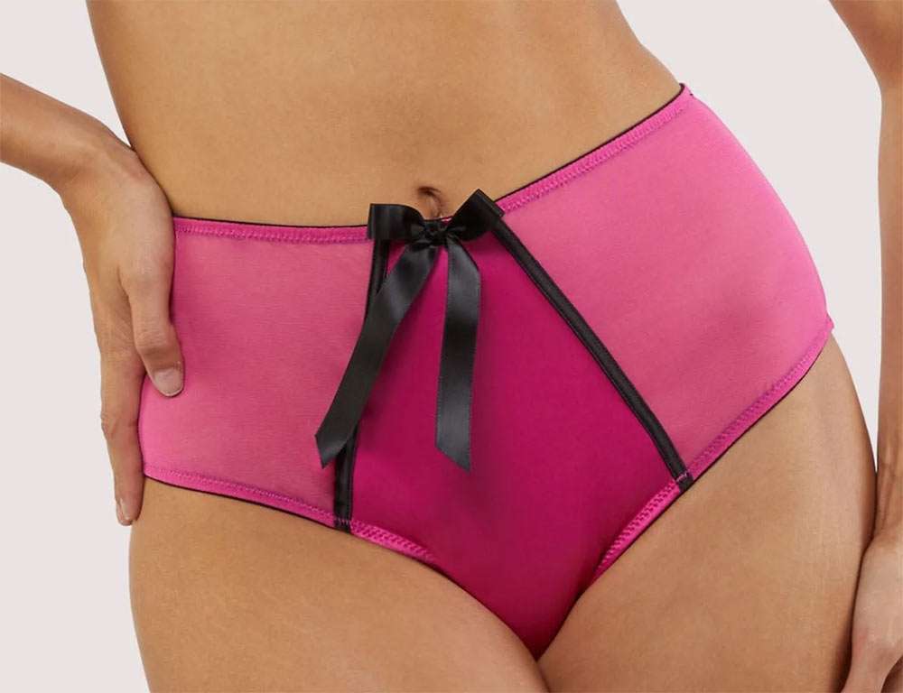 high waist pink knickers, Inga