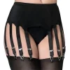 14-strap-suspender-belt black 14 strap suspender belt, UK made