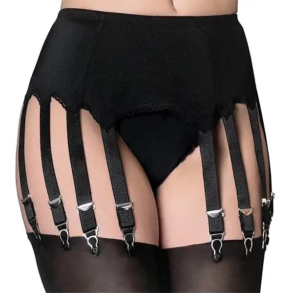 plain black garter belt Homemade Gay Sex Toys