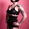 pinup-style-photoshoot-with-bullet-bra pin-up photoshoot for our black bullet bra