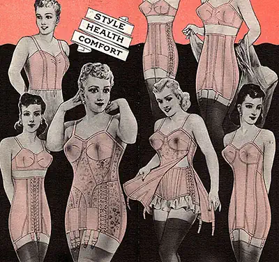 1930s girdles and foundation wear examples