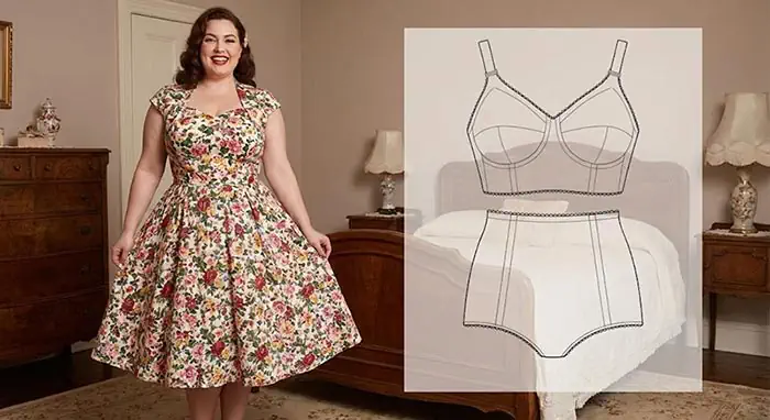 Plus Size Vintage Foundation Wear Guide by Swanky Pins