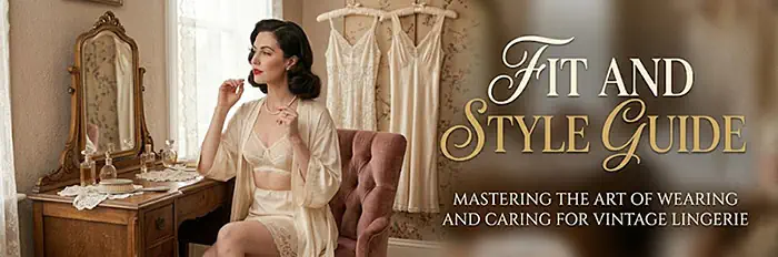 Fit and Style Guides for Vintage Lingerie by Swanky Pins 