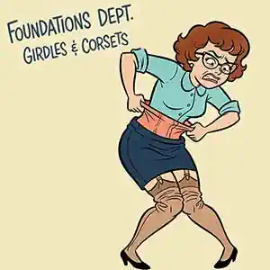how to stop your girdle rolling down